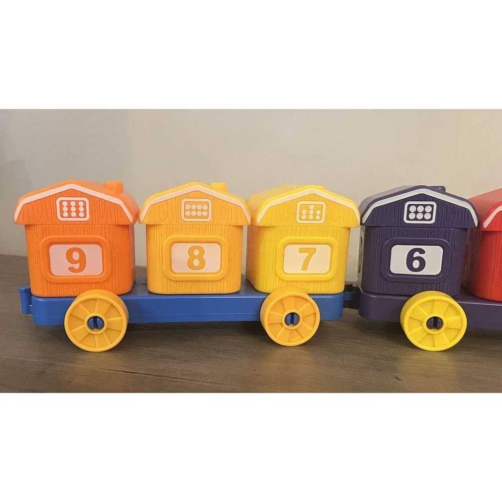 Montessori Animal Train Counting Colors Matching Sorting Toddler 23 Pieces